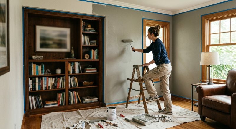 Great Room Painting in Wilmington, NC